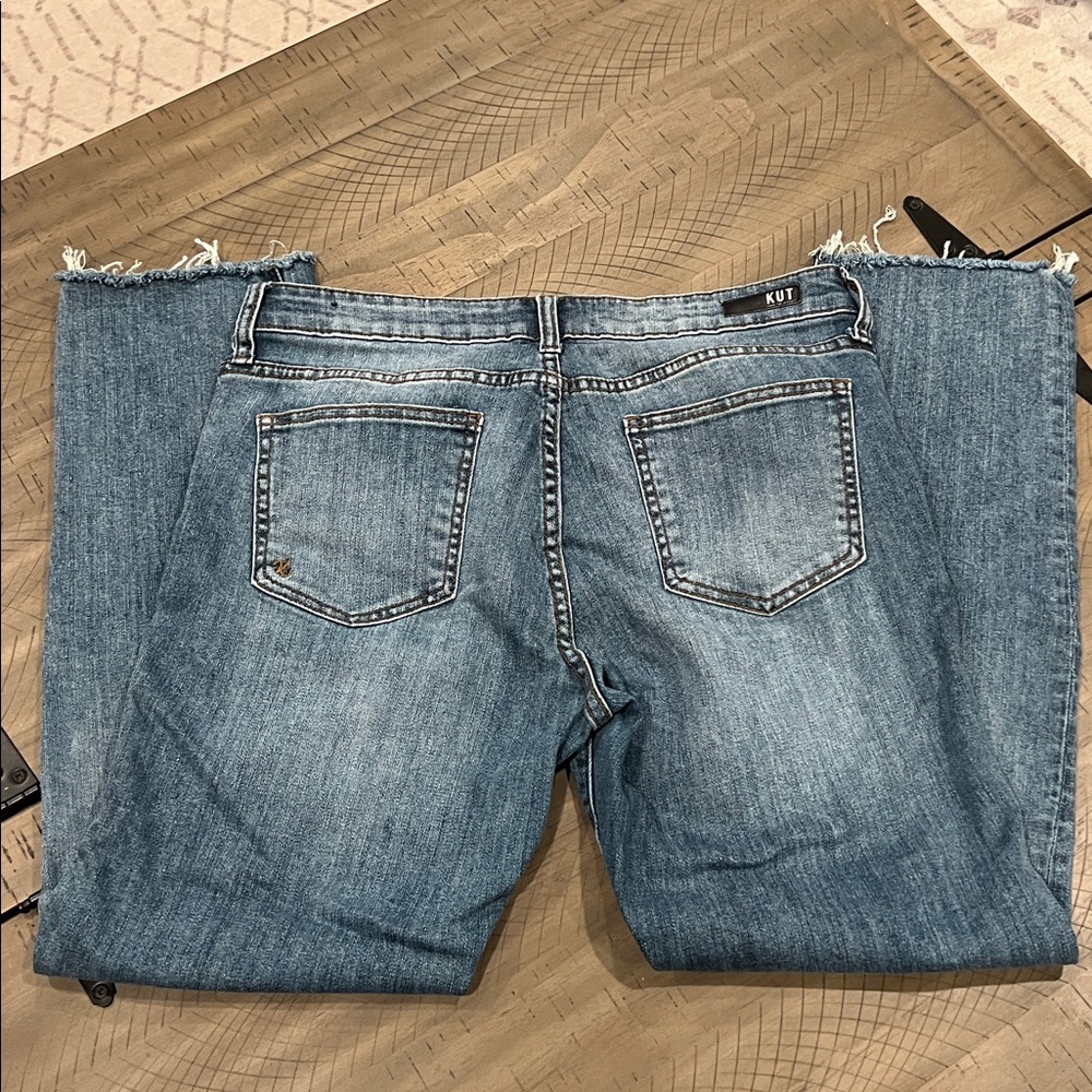 Kut from the Kloth Blue Straight Leg Jeans - Picture 2 of 6